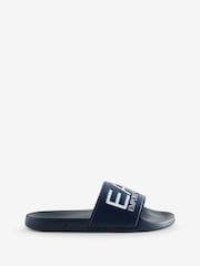 Emporio Armani Rubber Logo Sliders - Image 1 of 3