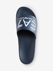 Emporio Armani Rubber Logo Sliders - Image 3 of 3
