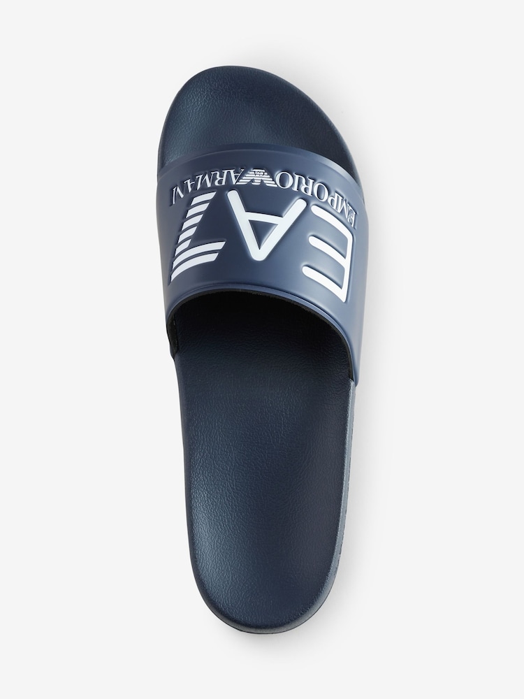 Emporio Armani Rubber Logo Sliders - Image 3 of 3