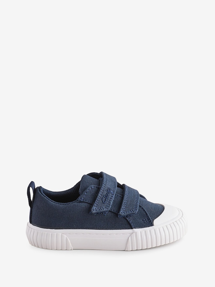 Platneni platneni čevlji za malčke Clarks Foxing Vibe - Slika 1 iz 1