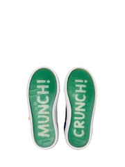 Clarks Navy Kids Canvas Foxing Ace Shoes - Image 7 of 8
