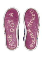 Clarks Navy CanvasRoald Dahl Foxing Mix Kids Canvas Shoes - Imagen 7 de 7