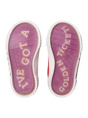 Clarks Red Canvas Roald Dahl Foxing Hi Toddler Canvas - Image 7 of 8