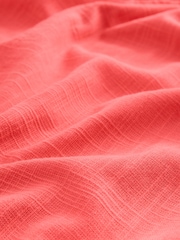 Pink Linen Tie Neck Dress - Image 2 of 3