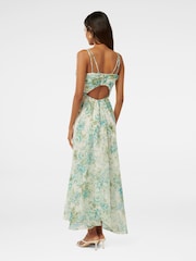 Forever New White Jolie Petite Ruched Bodice Maxi Dress - Image 2 of 4