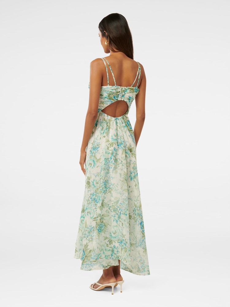 Forever New White Jolie Petite Ruched Bodice Maxi Dress - Image 2 of 4