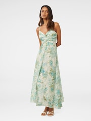 Forever New White Jolie Petite Ruched Bodice Maxi Dress - Image 4 of 4