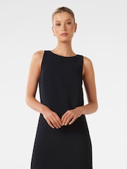 Forever New Black Simmy Shift Dress - Image 1 of 5