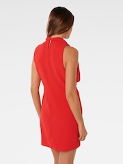 Forever New Red Noa Draped Mini Dress - Image 2 of 5
