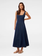 Forever New Blue 100% Cotton Amelia Denim Dress - Image 4 of 4