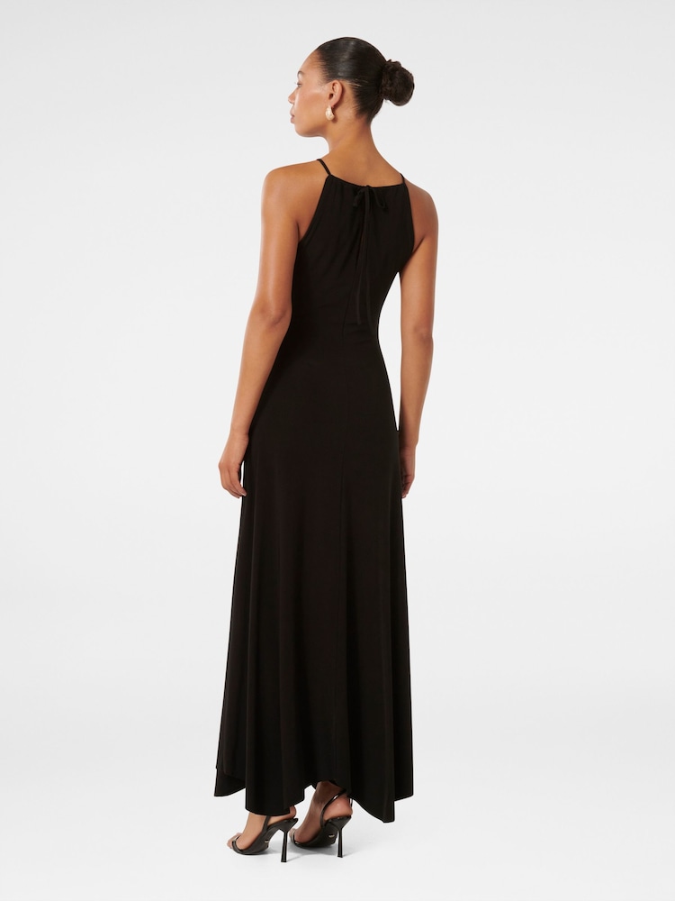 Forever New Black Whitney Gathered Midi Dress - Image 2 of 5