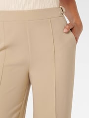 Forever New Cream Mila D-Ring Wide Leg Trousers - Image 3 of 5
