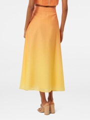 Forever New Yellow Celeste Petite Formal Midi Skirt - Image 2 of 5