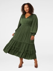 Forever New Eleanor Curve Plissiertes Taillen-Midikleid - Bild 1 von 4