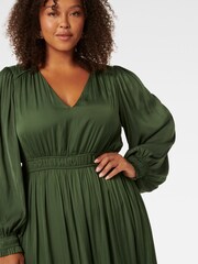 Forever New Eleanor Curve Plissiertes Taillen-Midikleid - Bild 3 von 4