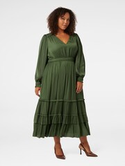Forever New Eleanor Curve Plissiertes Taillen-Midikleid - Bild 4 von 4