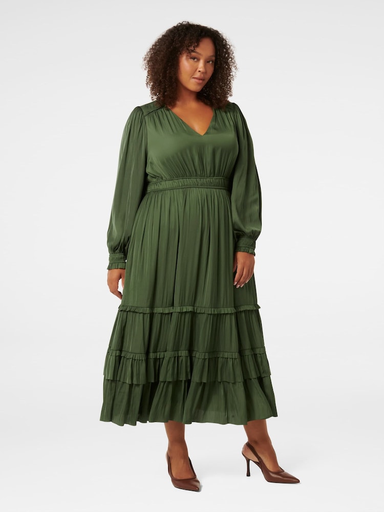 Forever New Eleanor Curve Plissiertes Taillen-Midikleid - Bild 4 von 4