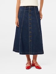 Forever New Leighton Denim Midi-Rock - Bild 1 von 5