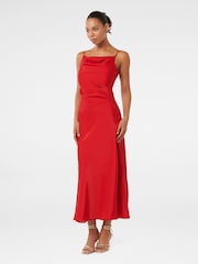 Forever New Red Harlow Strappy Midi Dress - Image 4 of 5