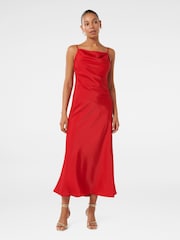 Forever New Red Harlow Strappy Midi Dress - Image 5 of 5