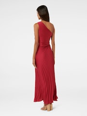 Forever New Red Petite Paula One Shoulder Maxi Dress - Image 2 of 4