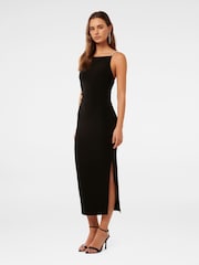 Forever New Black Andrea Embellished Back Midi Dress - Image 4 of 4