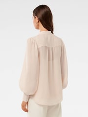 Forever New Cream Leo Soft Stripe Blouse - Image 2 of 5
