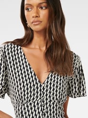 Forever New Pria Petite Button Through Mini Dress - Изображение 3 из 5