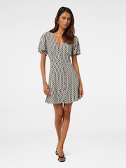 Forever New Pria Petite Button Through Mini Dress - Изображение 5 из 5