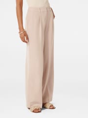 Forever New Cream Kiandra Wide Leg Trousers - Image 4 of 5