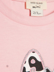 River Island Pink Forever Kind of Friend T-Shirt - Image 3 of 4