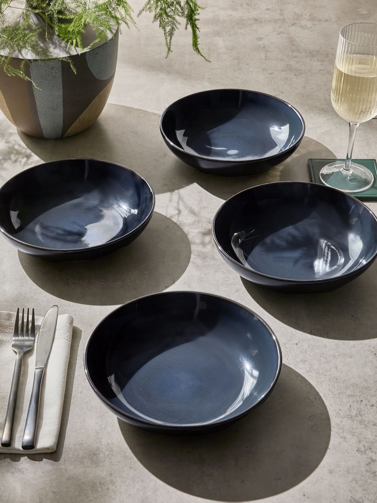 Set of 4 Hampton Pasta Bowls - Image 1 of 4 Set of 4 Hampton Pasta Bowls - Image 1 of 4