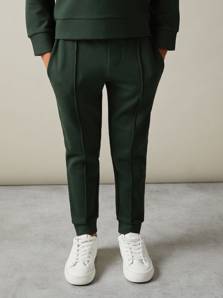 Reiss Emerald Green Croxley 3-9 yrs Relaxed Drawstring Joggers - Image 1 of 3 Reiss Emerald Green Croxley 3-9 yrs Relaxed Drawstring Joggers - Image 1 of 3