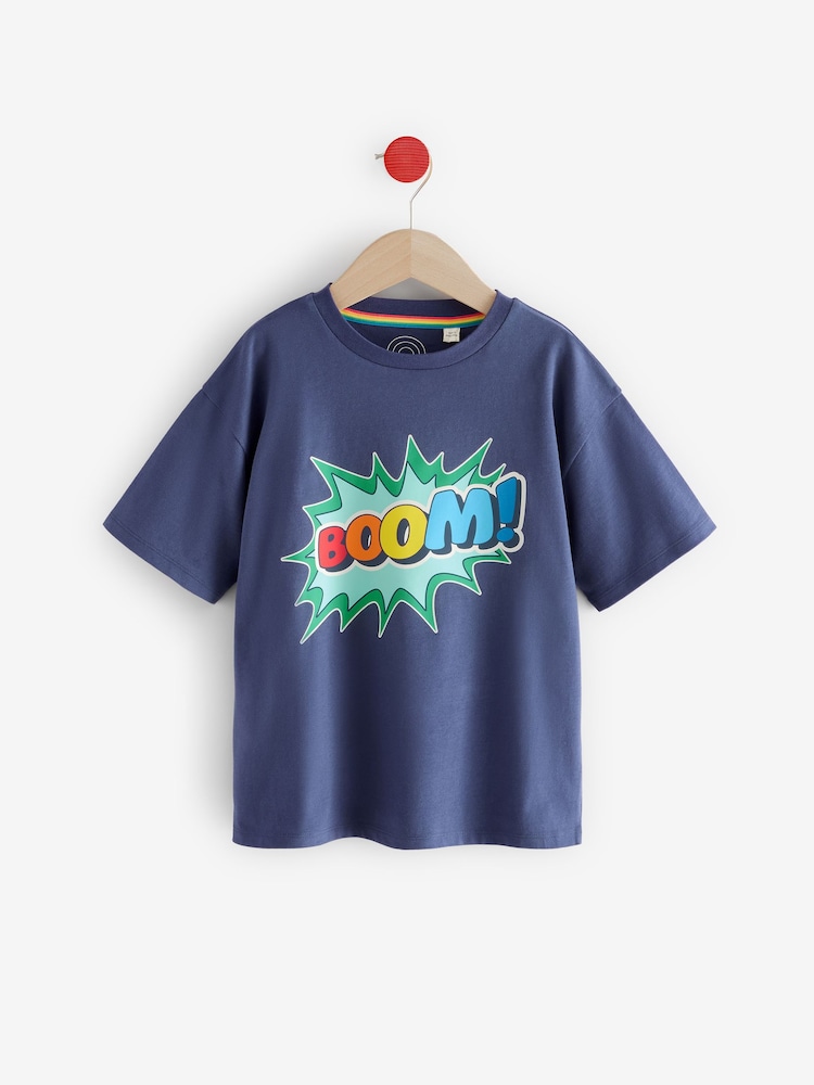 Multicolor - Little Bird by Jools Oliver Short Sleeve Colourful T-Shirts 2 Pack - Imagen 2 de 8