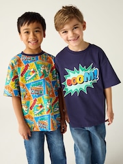 Multicolor - Little Bird by Jools Oliver Short Sleeve Colourful T-Shirts 2 Pack - Imagen 5 de 8