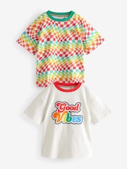 Little Bird by Jools Oliver Short Sleeve 100% Cotton T-Shirts 2 Pack - Bild 1 von 7