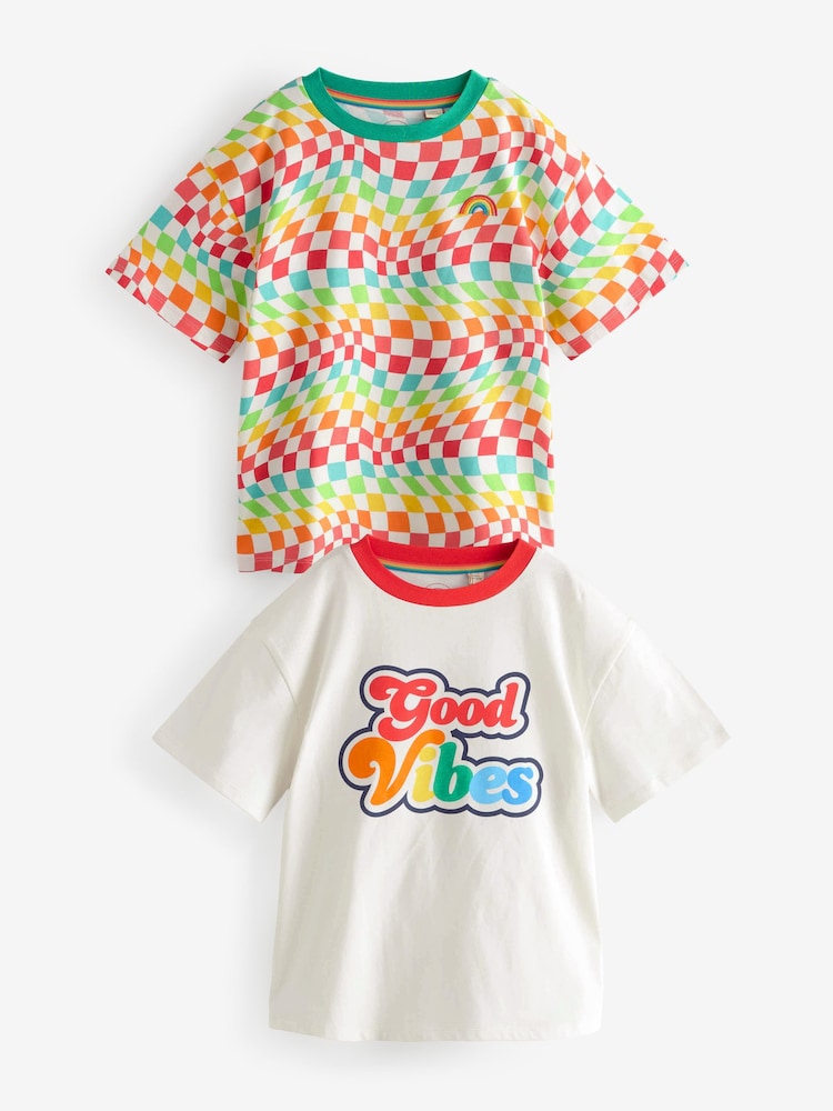 Little Bird by Jools Oliver Short Sleeve 100% Cotton T-Shirts 2 Pack - Bild 1 von 7