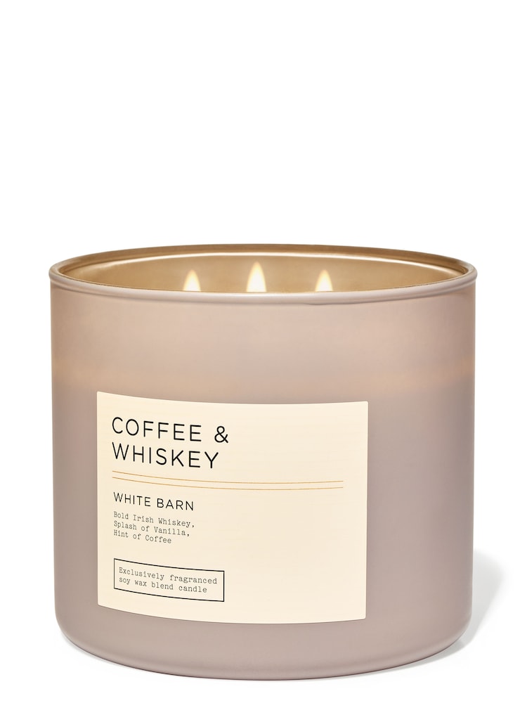 Bath & Body Works Coffee and Whiskey 3-Wick Candle 14.5 oz / 411 g - Image 1 of 1
