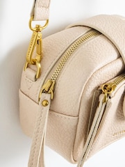 Oliver Bonas Cream Cora Cross-Body Bag - Image 5 of 6