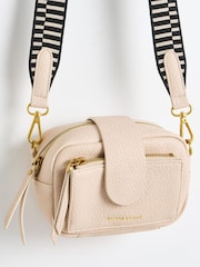 Oliver Bonas Cream Cora Cross-Body Bag - Image 6 of 6