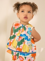 Rainbow 100% Cotton Bright Top and Trousers Set (3mths-7yrs) - Image 3 of 9