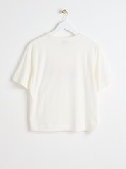 Oliver Bonas White Pasta Amore T-Shirt - Image 2 of 6