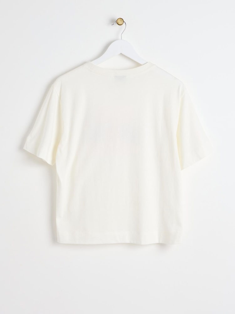 Oliver Bonas White Pasta Amore T-Shirt - Image 2 of 6