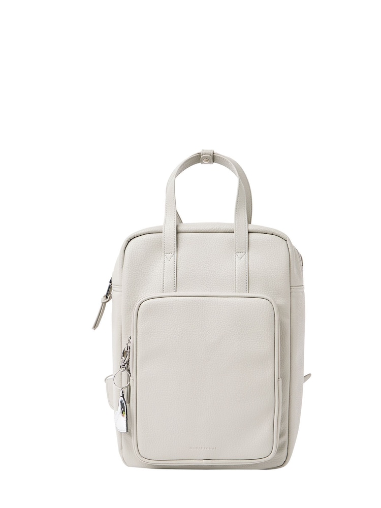 Oliver Bonas Grey Mami Laptop Backpack - Image 1 of 1 Oliver Bonas Grey Mami Laptop Backpack - Image 1 of 1