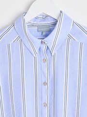 Oliver Bonas Blue Stripe Shirt - Image 6 of 8