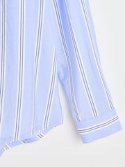 Oliver Bonas Blue Stripe Shirt - Image 7 of 8