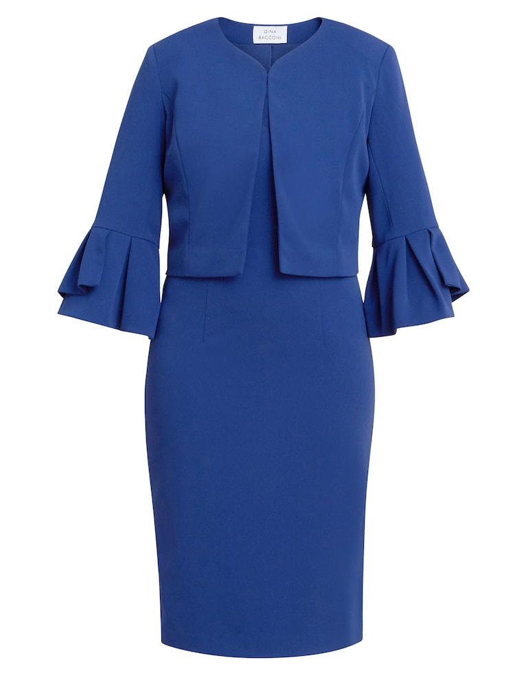 Melissa Crepe Dress And Jacket Set - Image 5 of 5