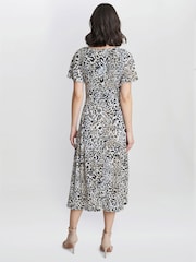 Gina Bacconi Georgia Jersey Maxi Black Dress - Image 3 of 5