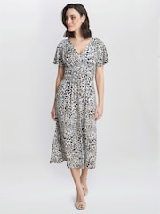 Gina Bacconi Georgia Jersey Maxi Black Dress - Image 4 of 5