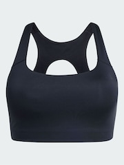adidas Optime Workout 3-Stripes Medium Support Bra (Plus Size) - תמונה 6 מתוך 6